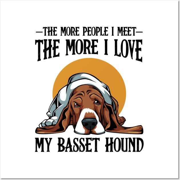 Basset Hound Wall Art by Lumio Gifts